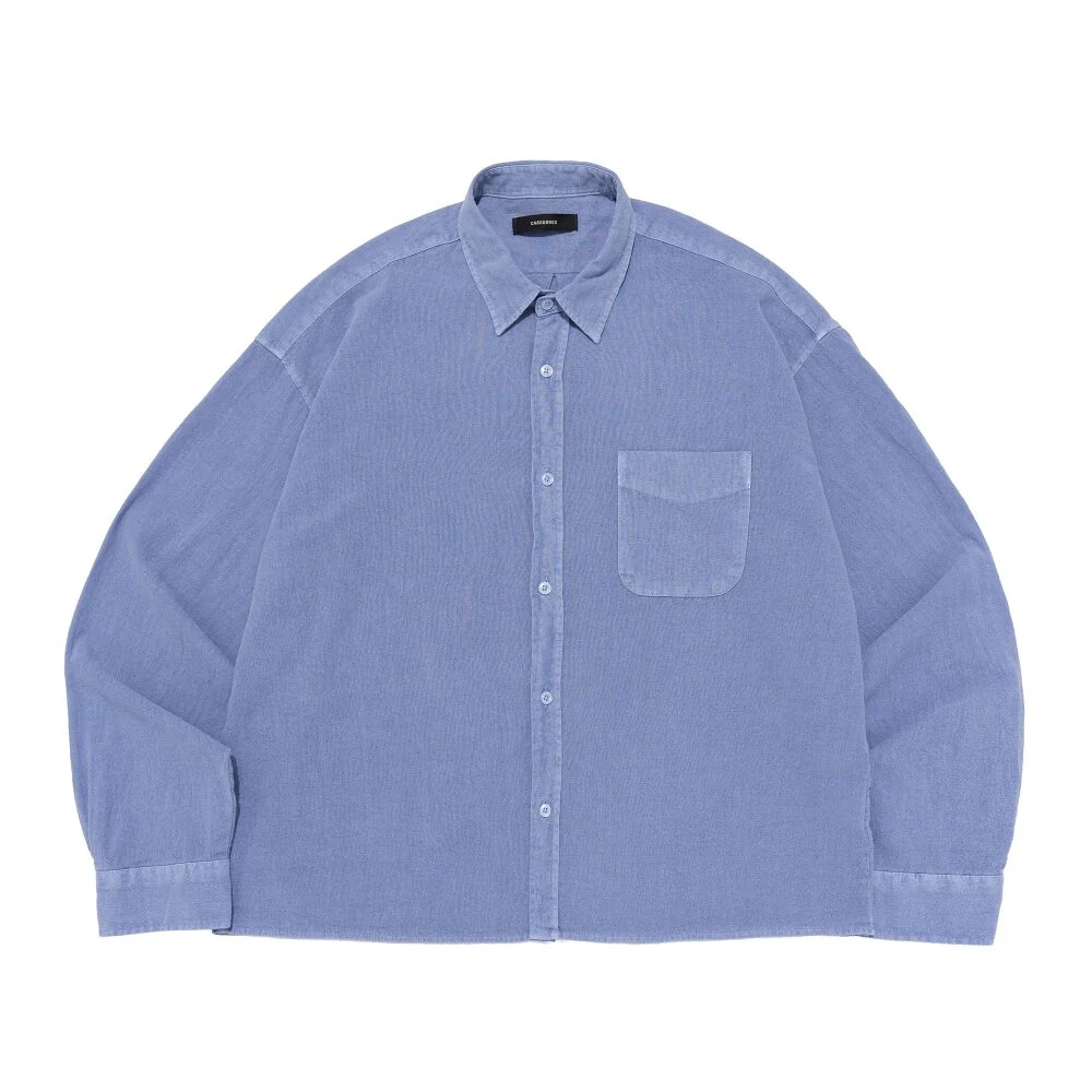 PIGMENT CROP SHIRT (BLUE)