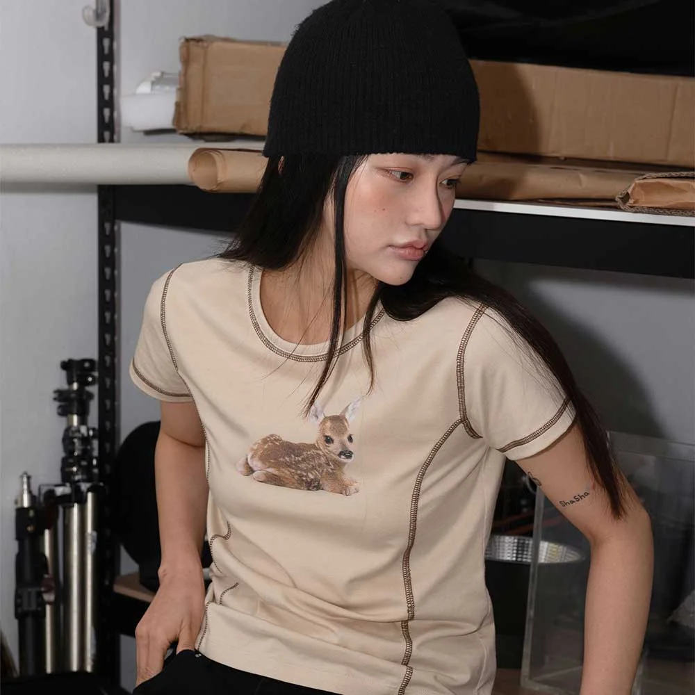 BP Favorite Slim Fit T-shirt_BEIGE