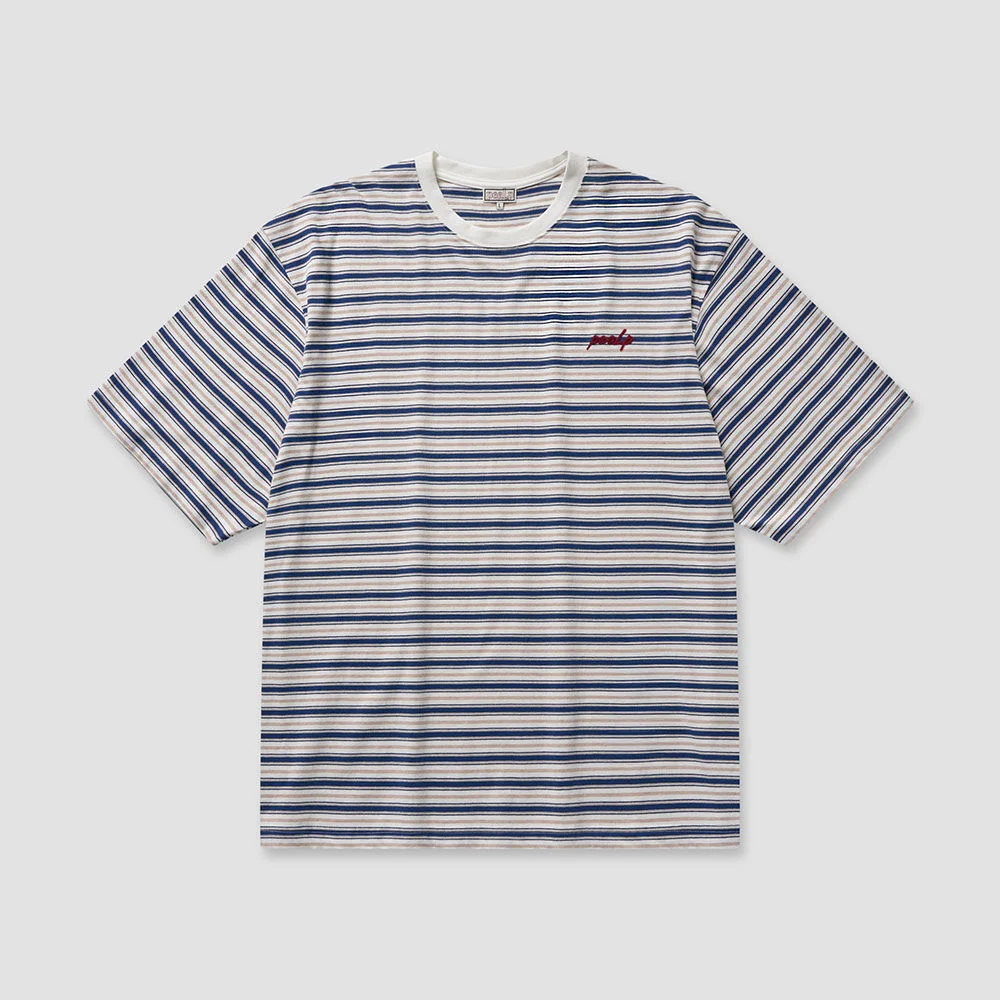 Three-Stripe Over T-Shirt (Blue)