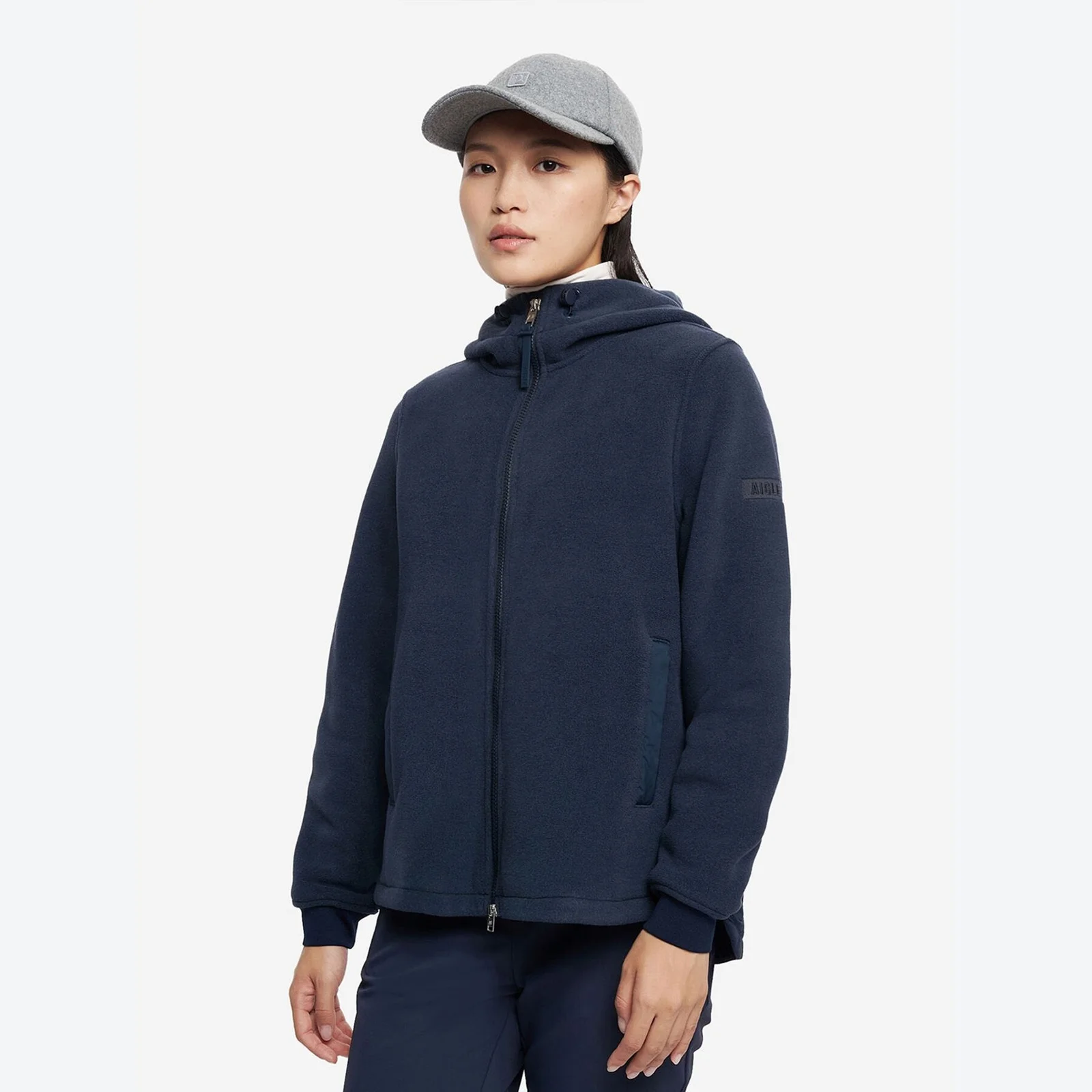 女裝 Polartec 全拉鏈 連帽衫 搖粒絨 AAW25WFLE019EMP