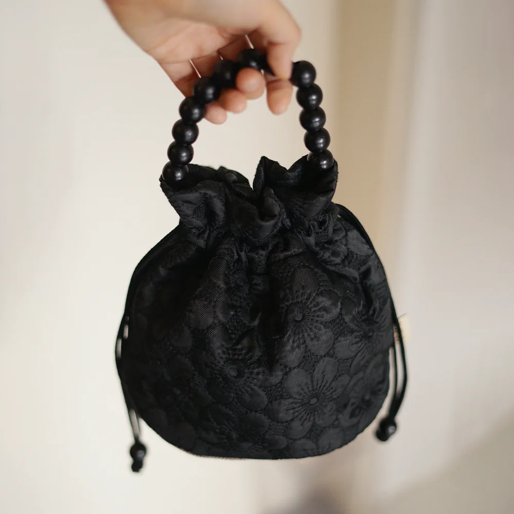 poppy bucket bag _ PETIT _ nuevo black
