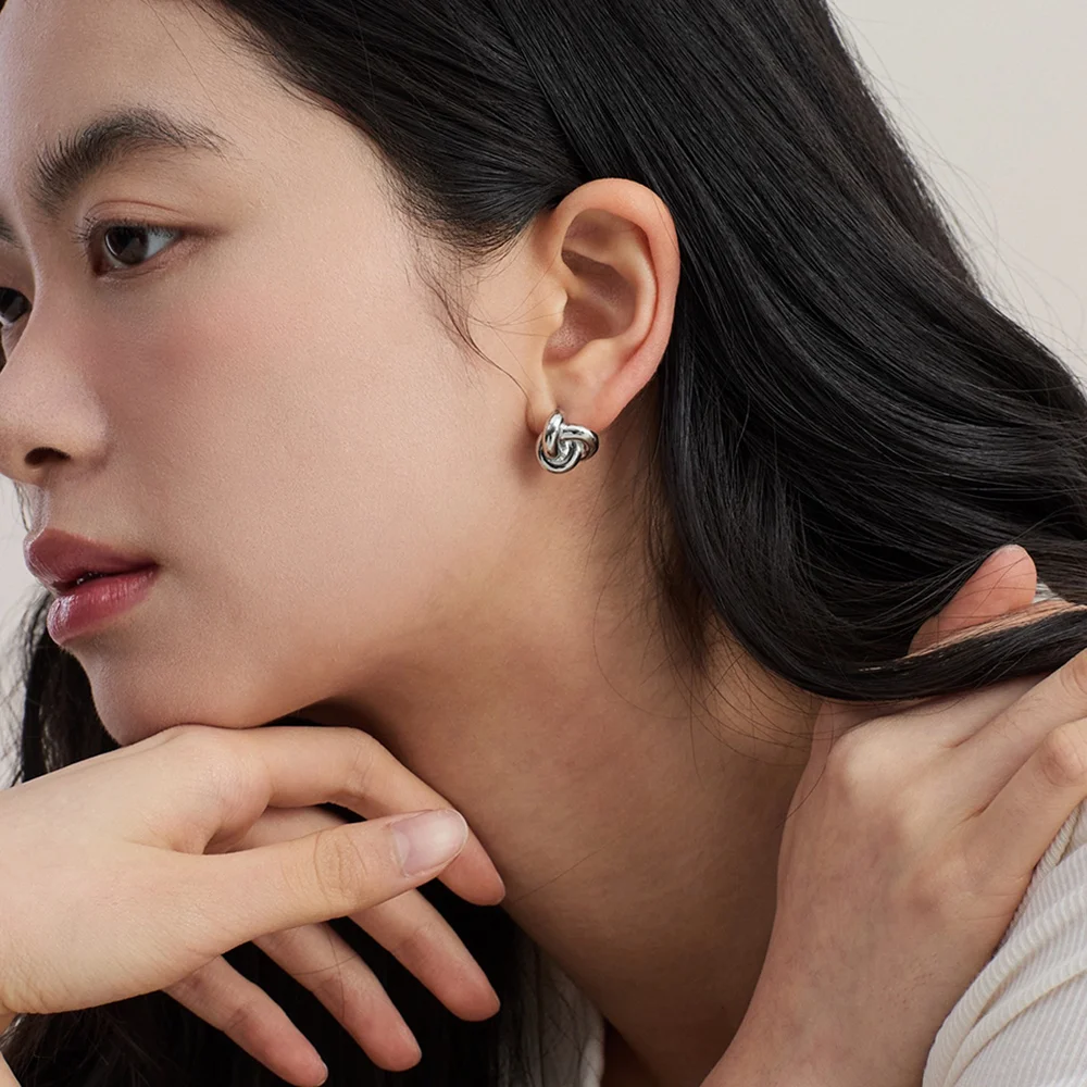 Knot Ball Earrings