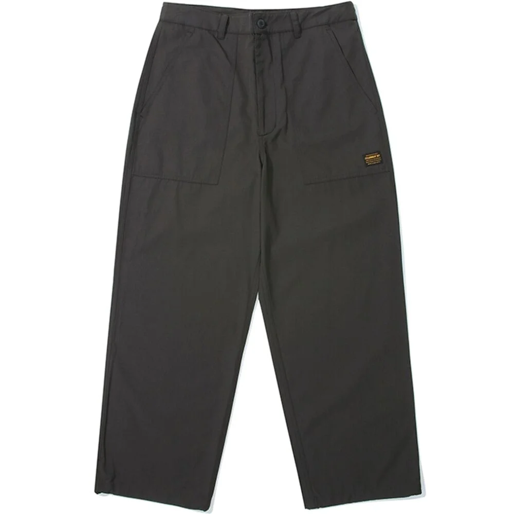 M-LABEL REGULAR-FIT UNIFORM PANTS 岩灰黑