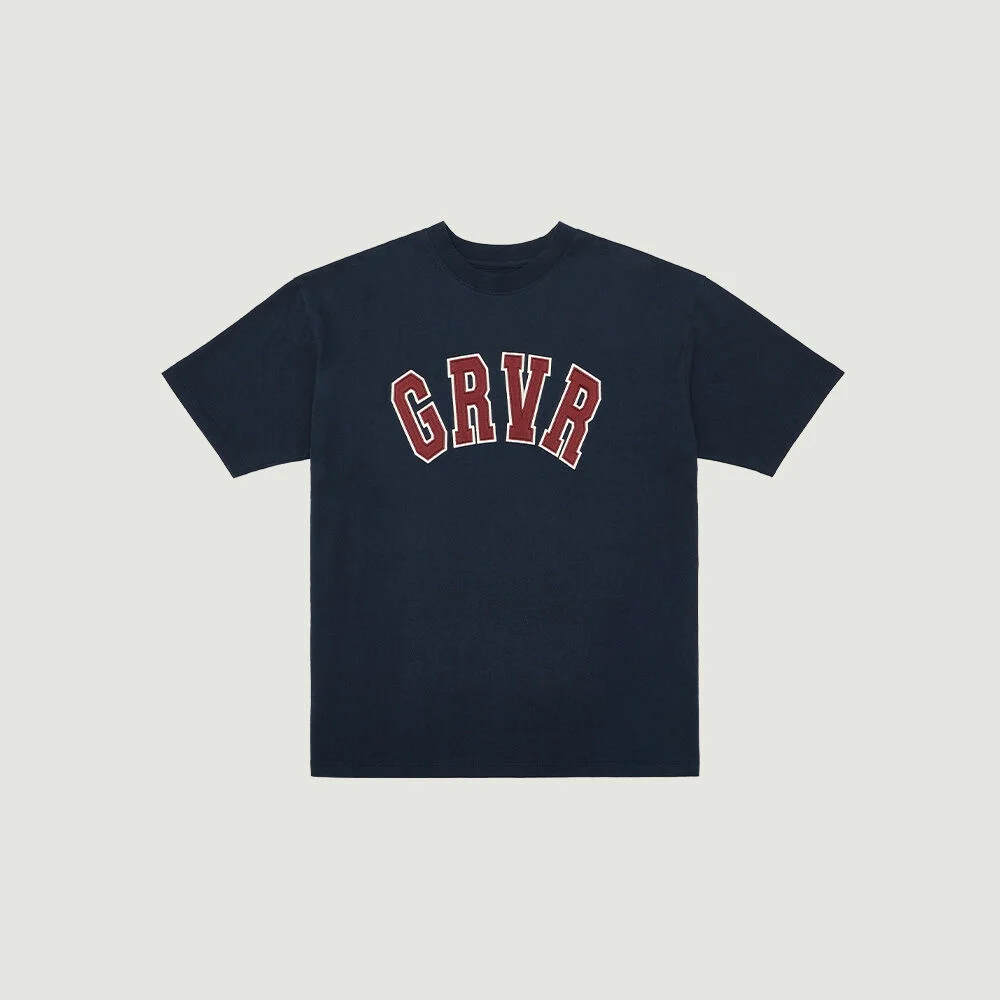GRVR H/S T-SHIRT (NAVY)