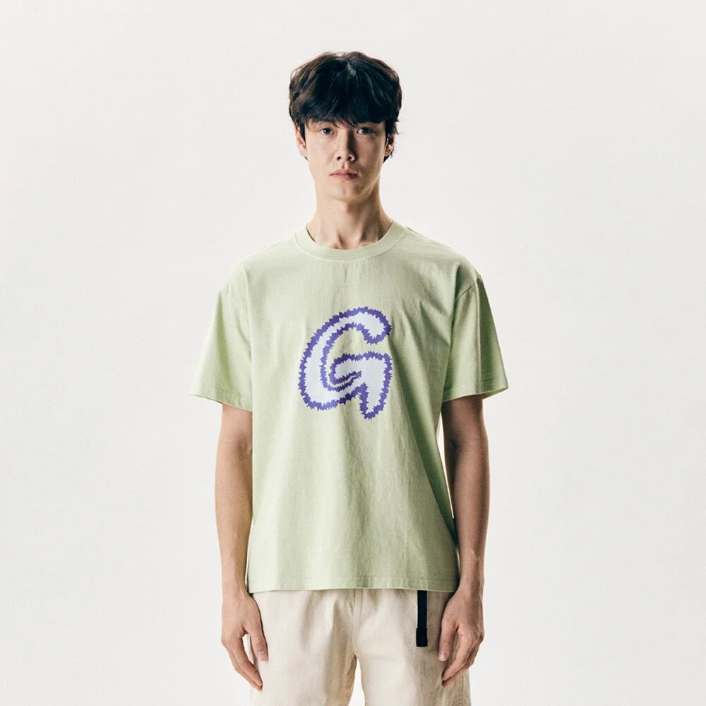 FUZZY G標誌 T恤 Smoky Mint Pigment