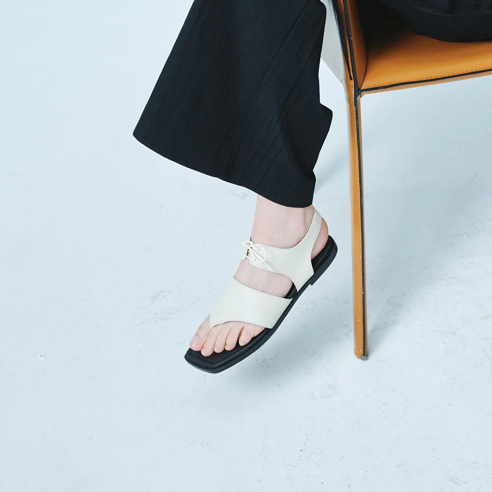 Andy lace sandals(Cream)