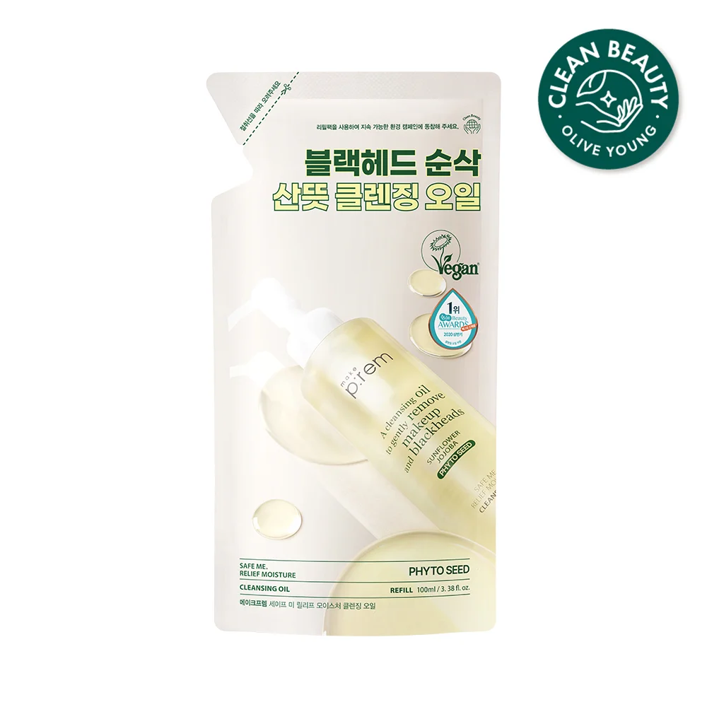 make p:rem Safe Me 舒緩 保濕 卸妝油 補充裝 100ml
