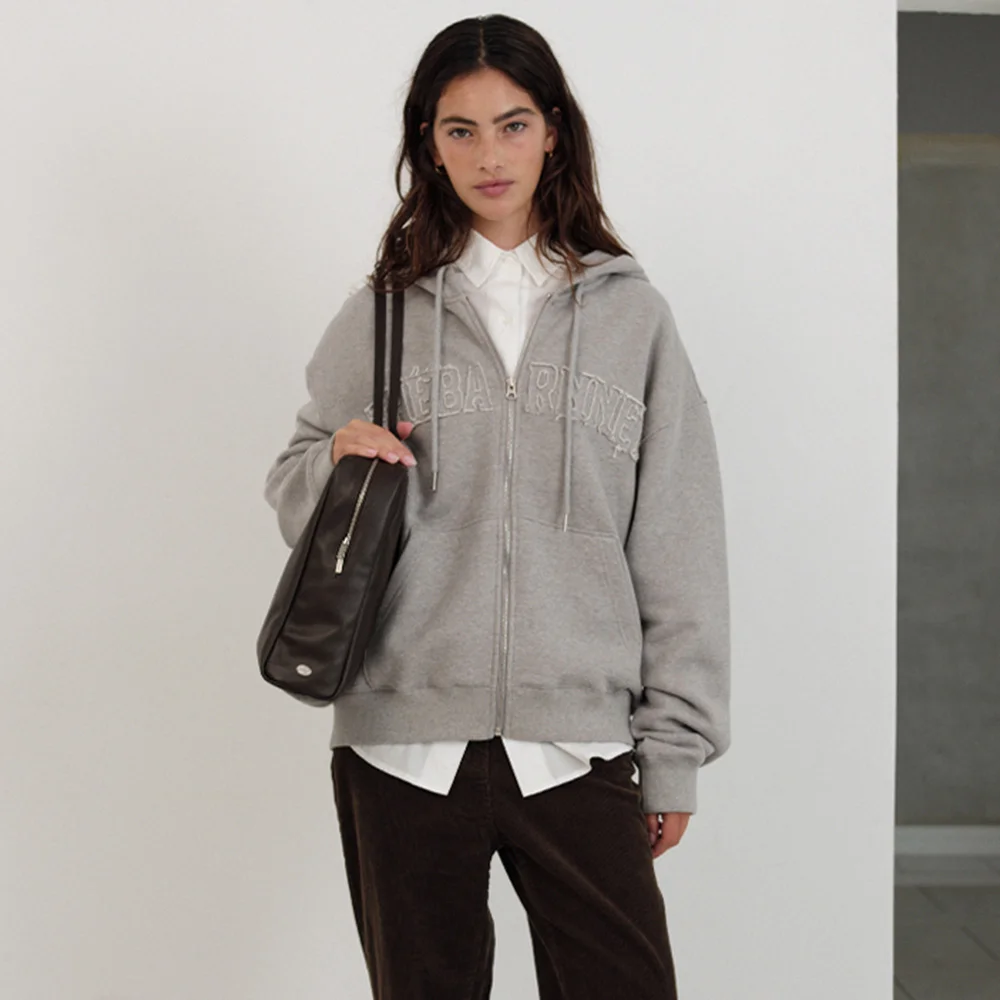 Forde Sweat Zip-Up Hoodie Jacket_Grey