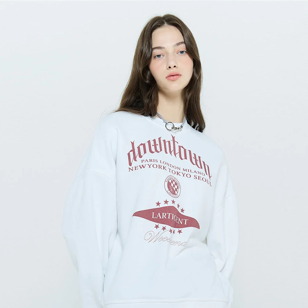 L6 DOWNTOWN SWEATSHIRT(IVORY)