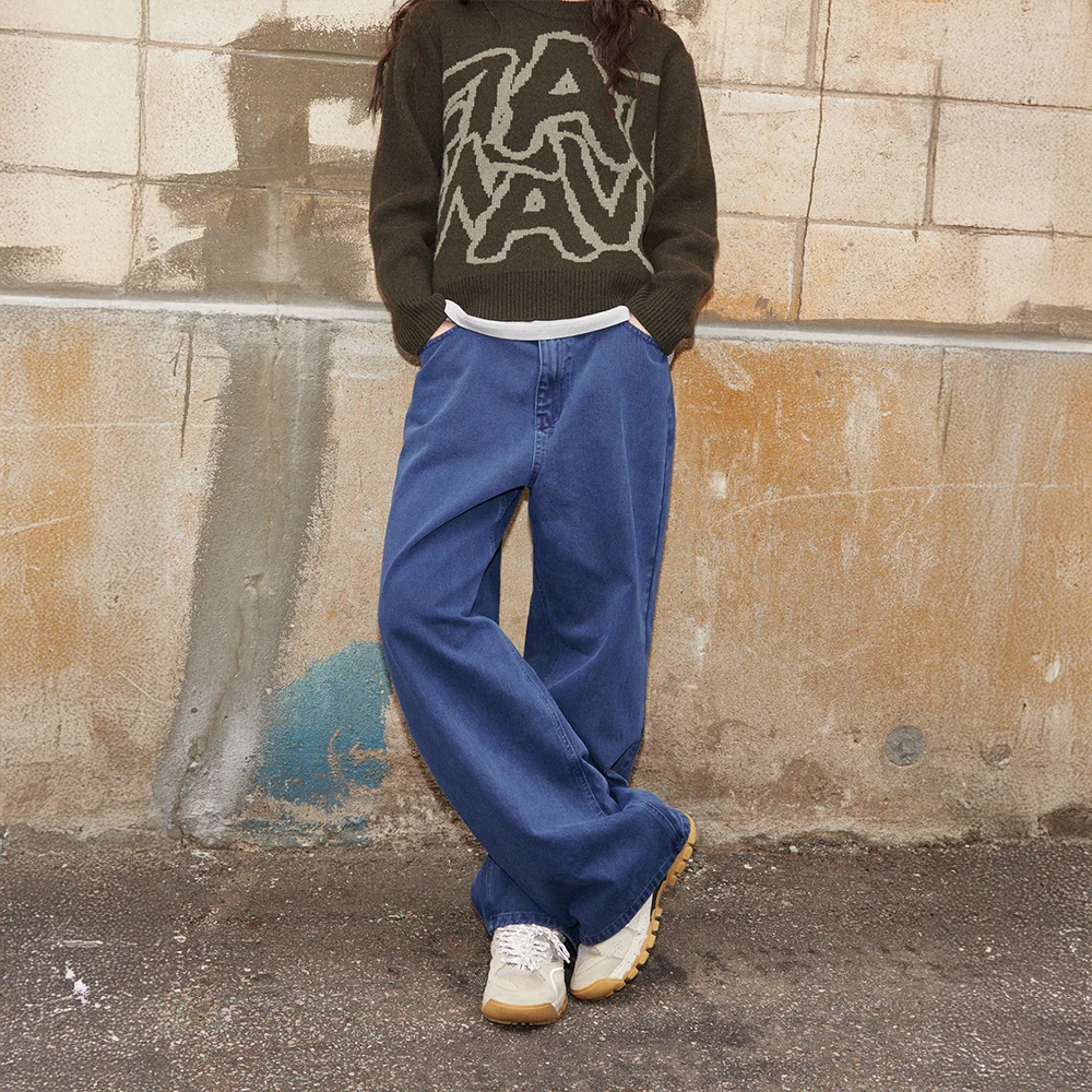 Kainda Pigment Loosefit Pants Blue