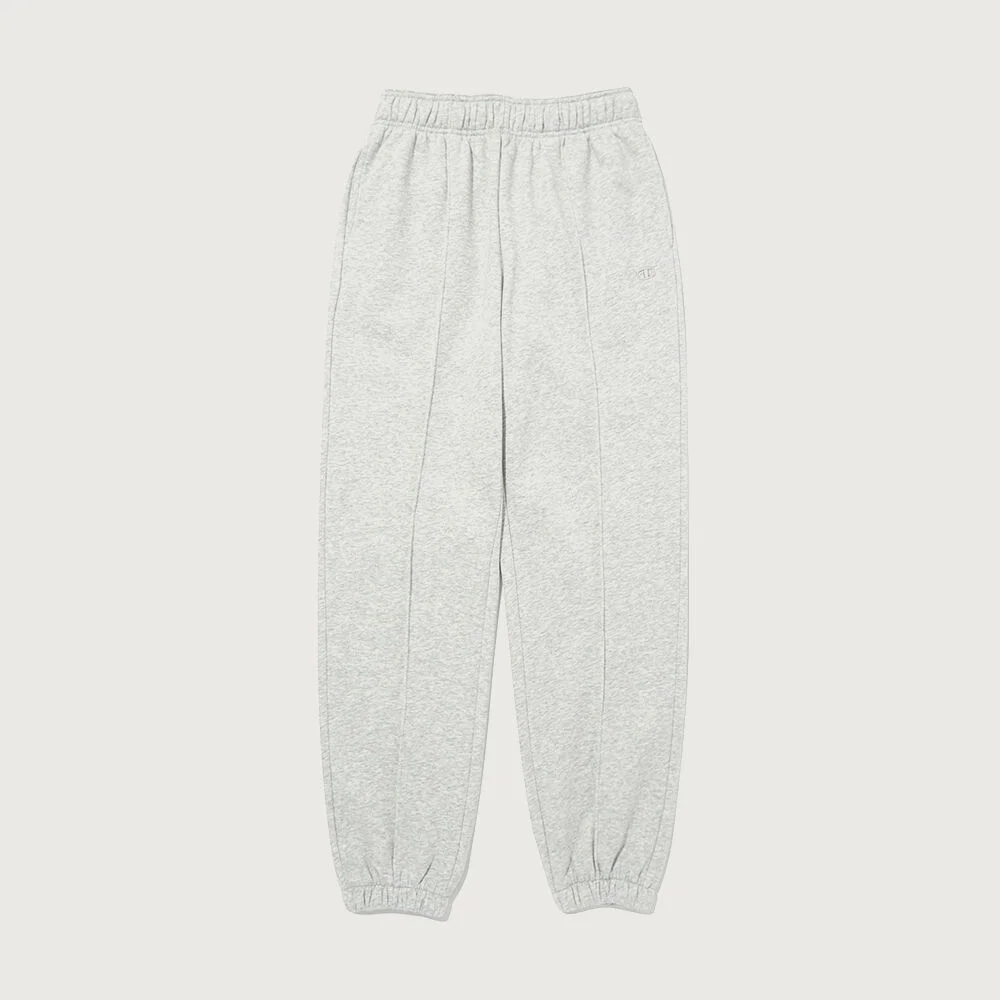 女裝 經典 搖粒絨 加絨 寬鬆版型 慢跑褲 褲子 Normal Grey