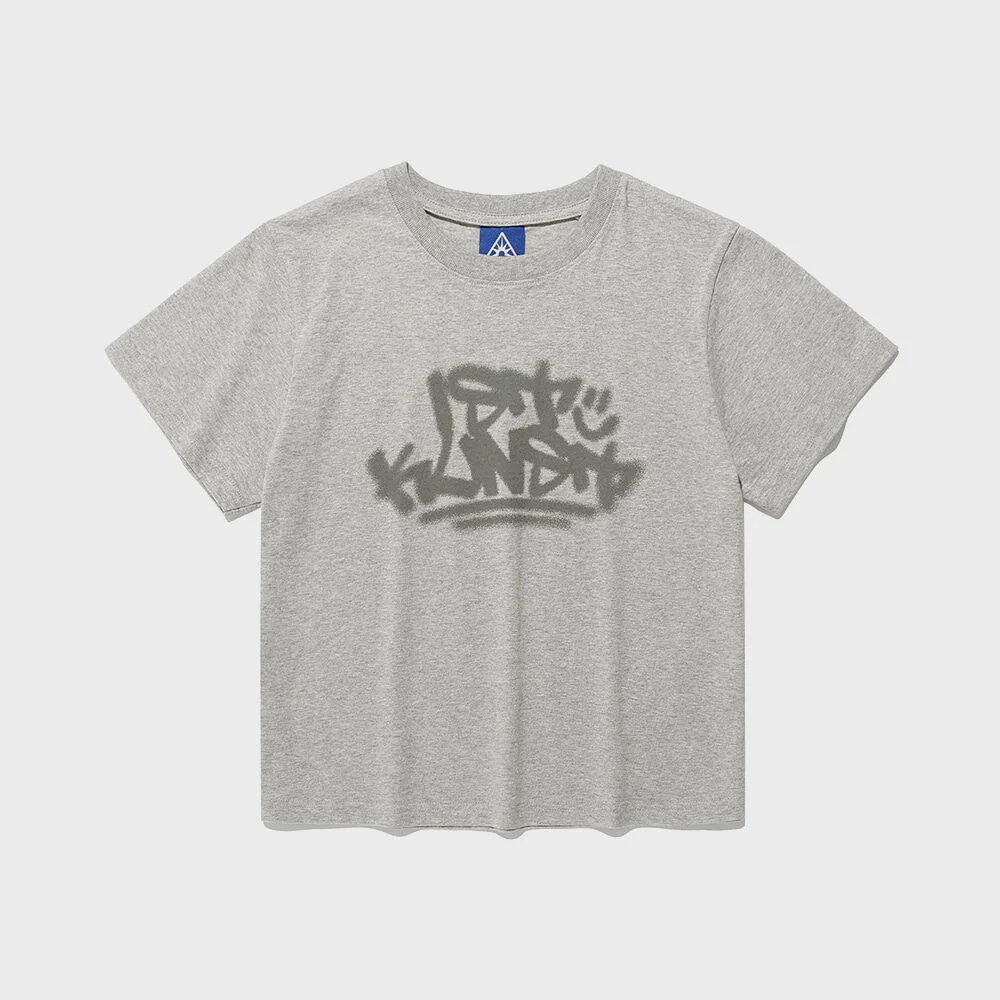 IK TAG LOGO CROP TEE_GREY(IK2FMFT522A)