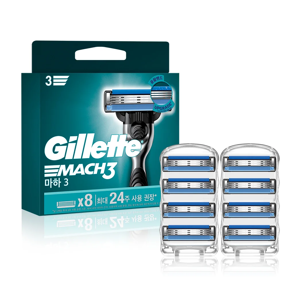 Gillette Maha3 剃鬚刀片 8入