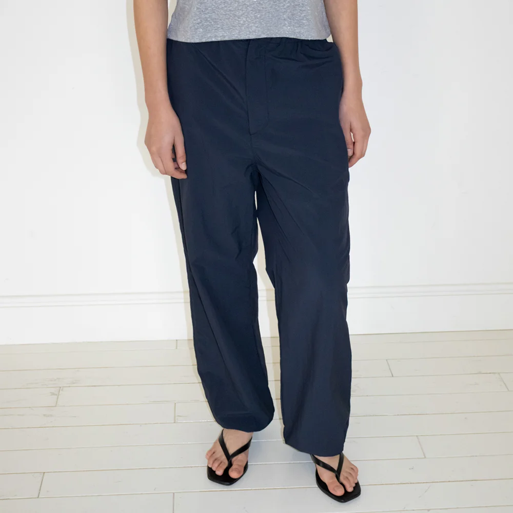 String Track Pants (Navy)