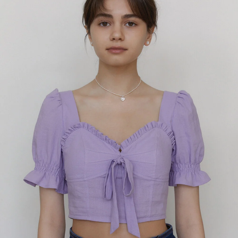 Romantic Frill Corset Blouse