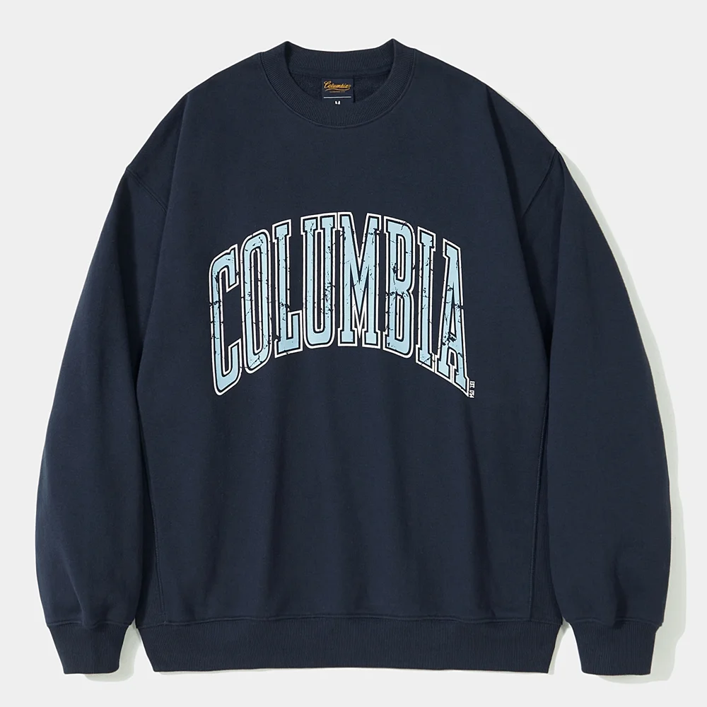 VTG BIG CRACK HEAVY TERRY CREW NECK_NAVY