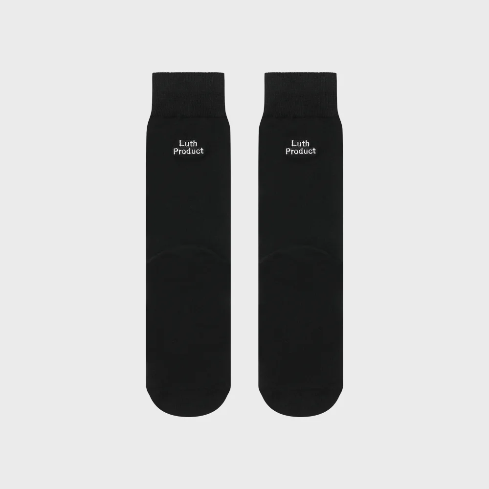 Lettering Socks _ BLACK