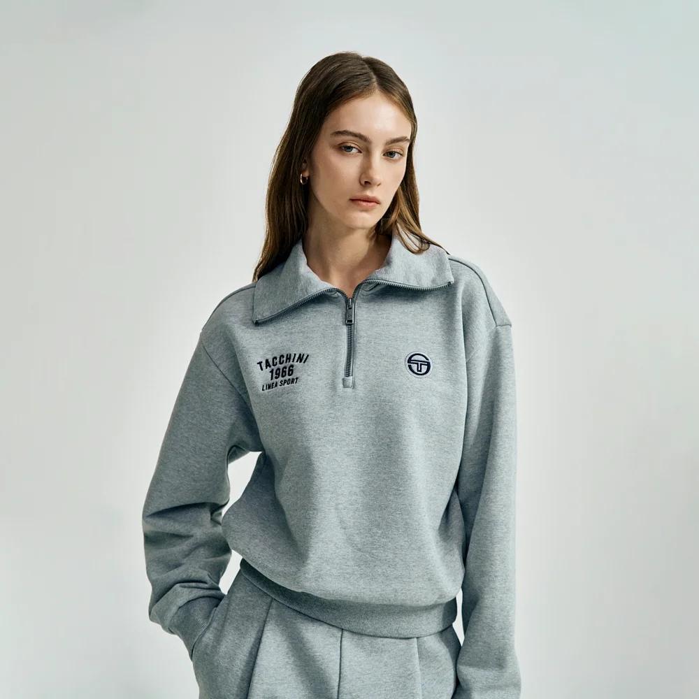 W Cush Light 法式 Takini 半拉鏈(GREY)