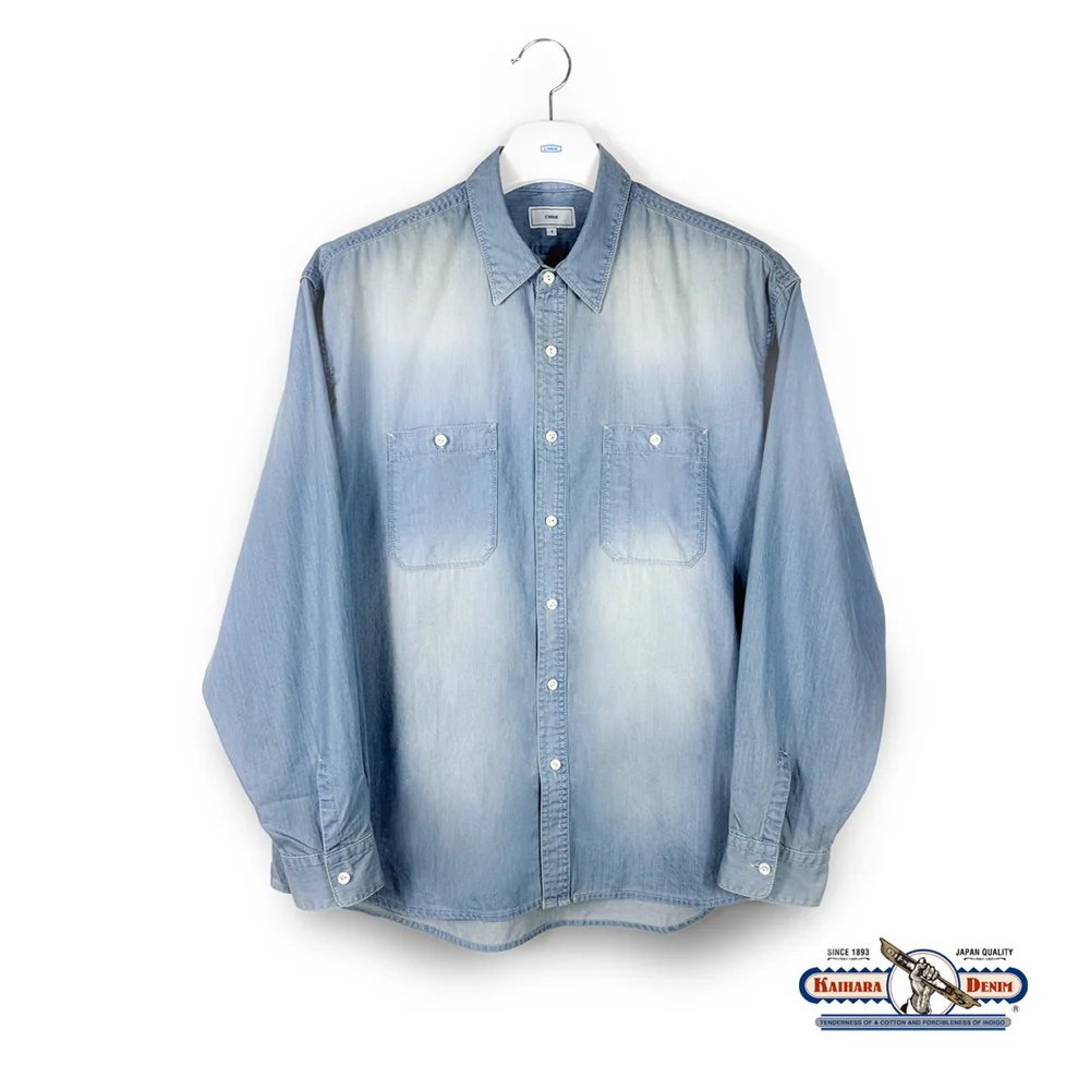 USN Denim L/S Shirts (Light Indigo)