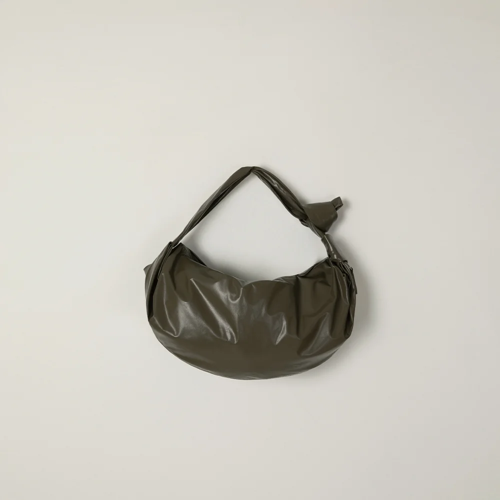 HALF MOON STRAP BAG_KHAKI