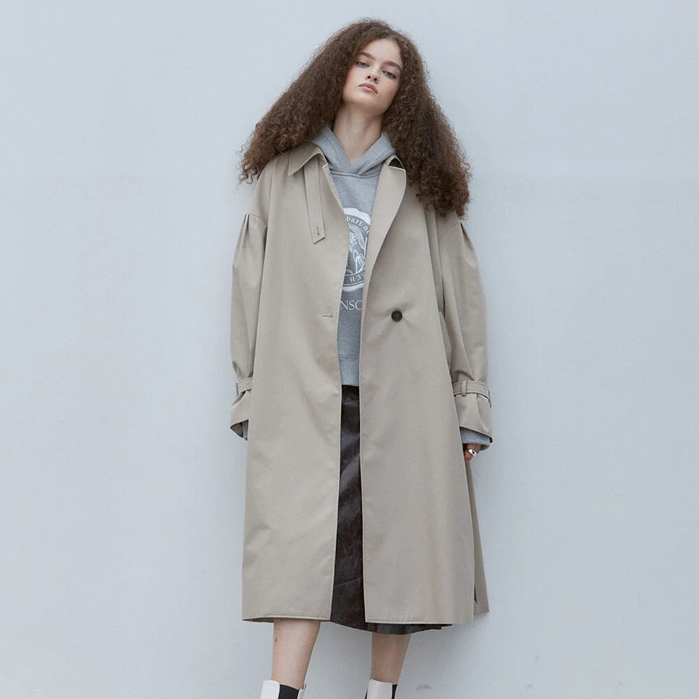 APOLLO_OVER SIZE TRENCH COAT_BEIGE