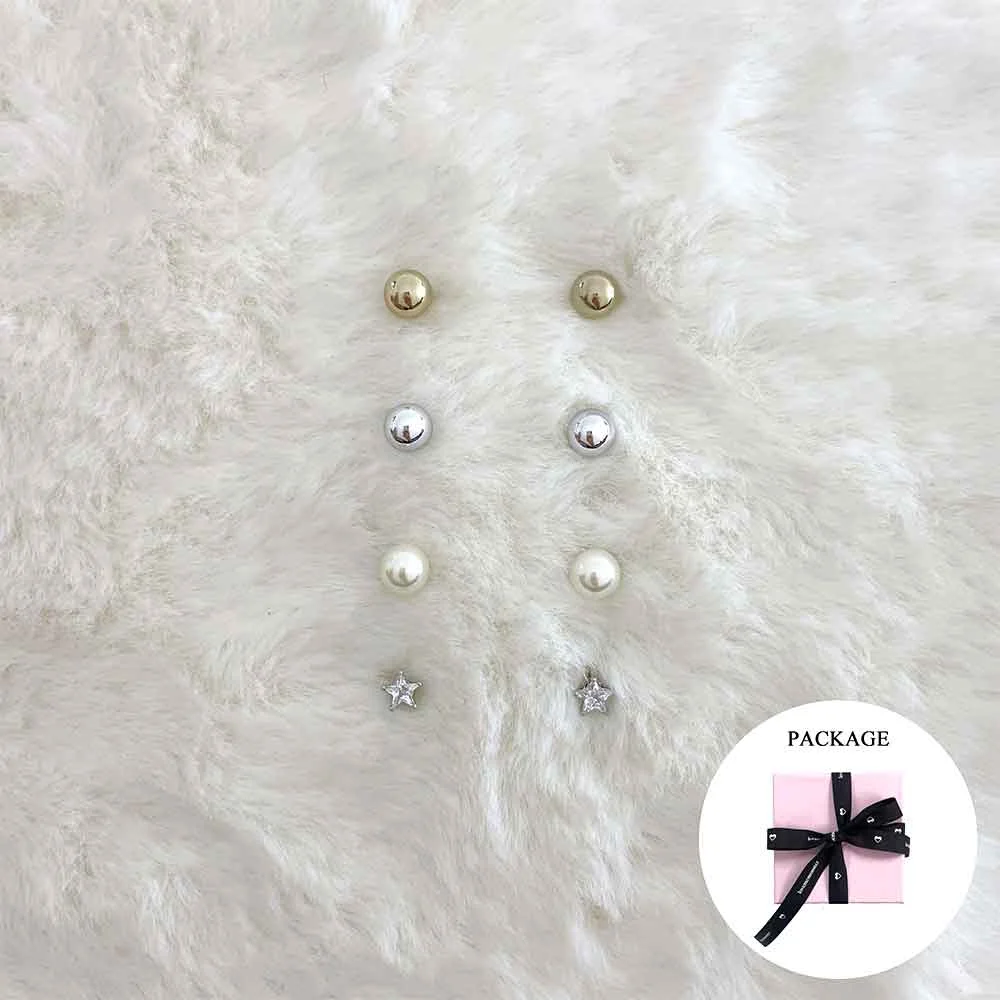 Variety Pearl Earrings (L244MST020)