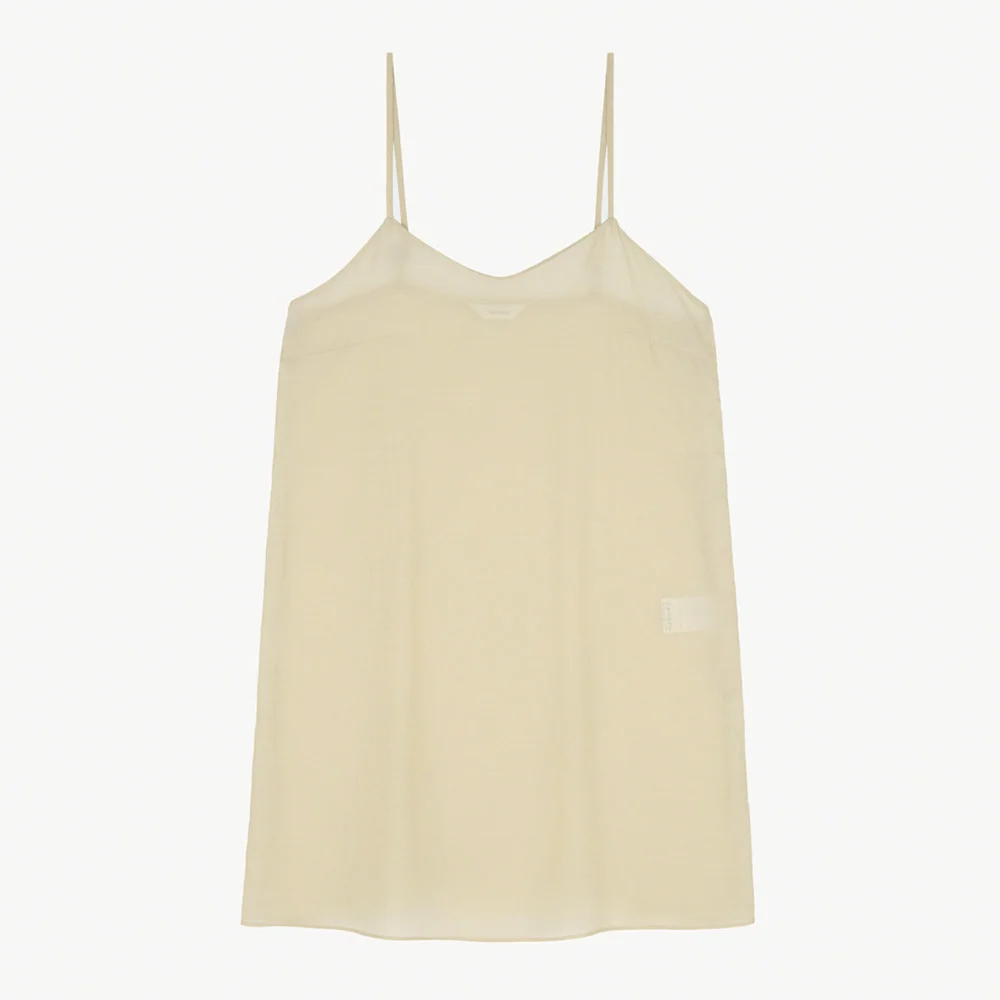 Lona Slip Dress in Beige