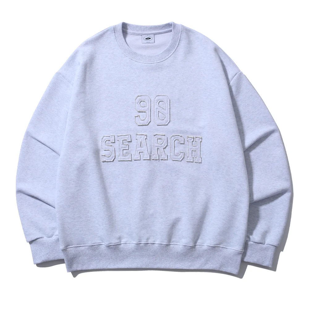 Search 標誌 衛衣 白灰色