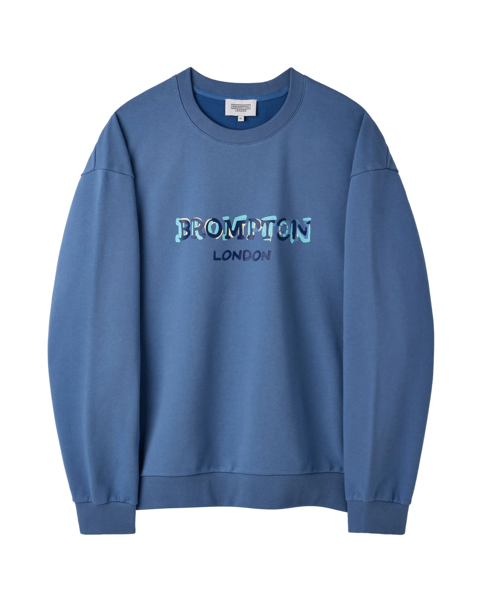BROMPTON LOGO SWEATSHIRT - T/BLUE (P261USW106)