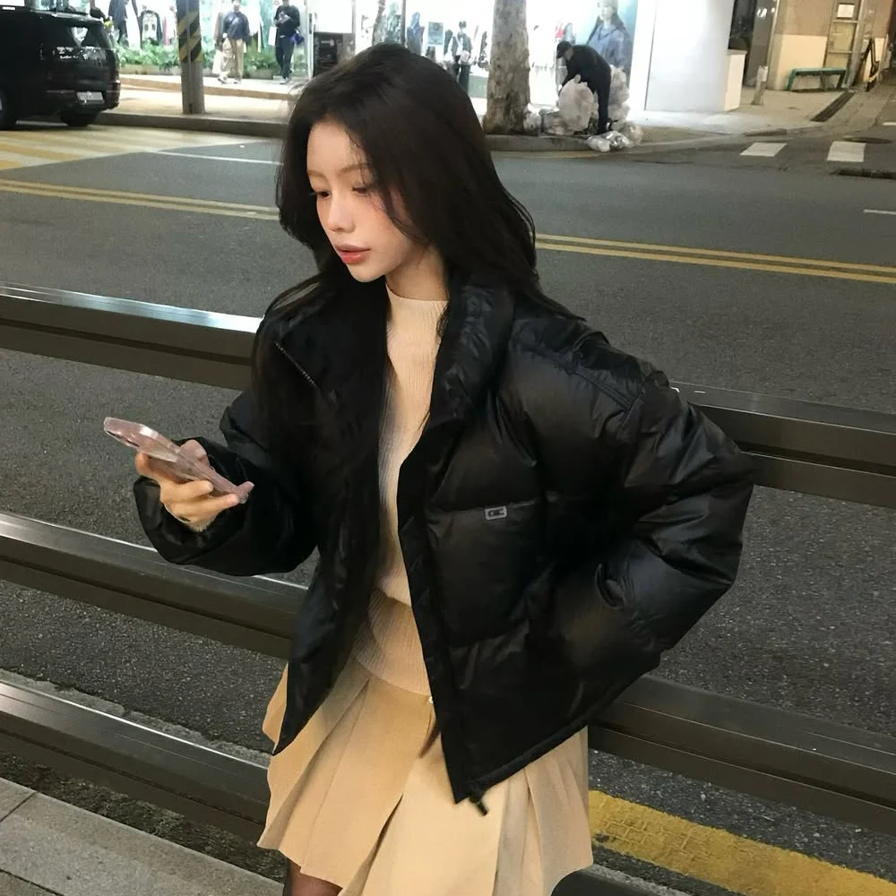 弧形 短版 Down 外套