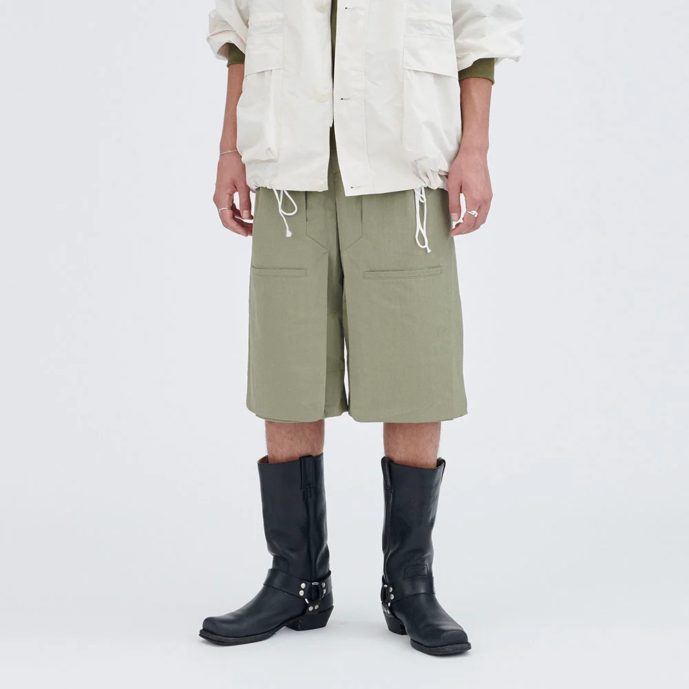 (M) GIWA SHORTS (OLIVE)