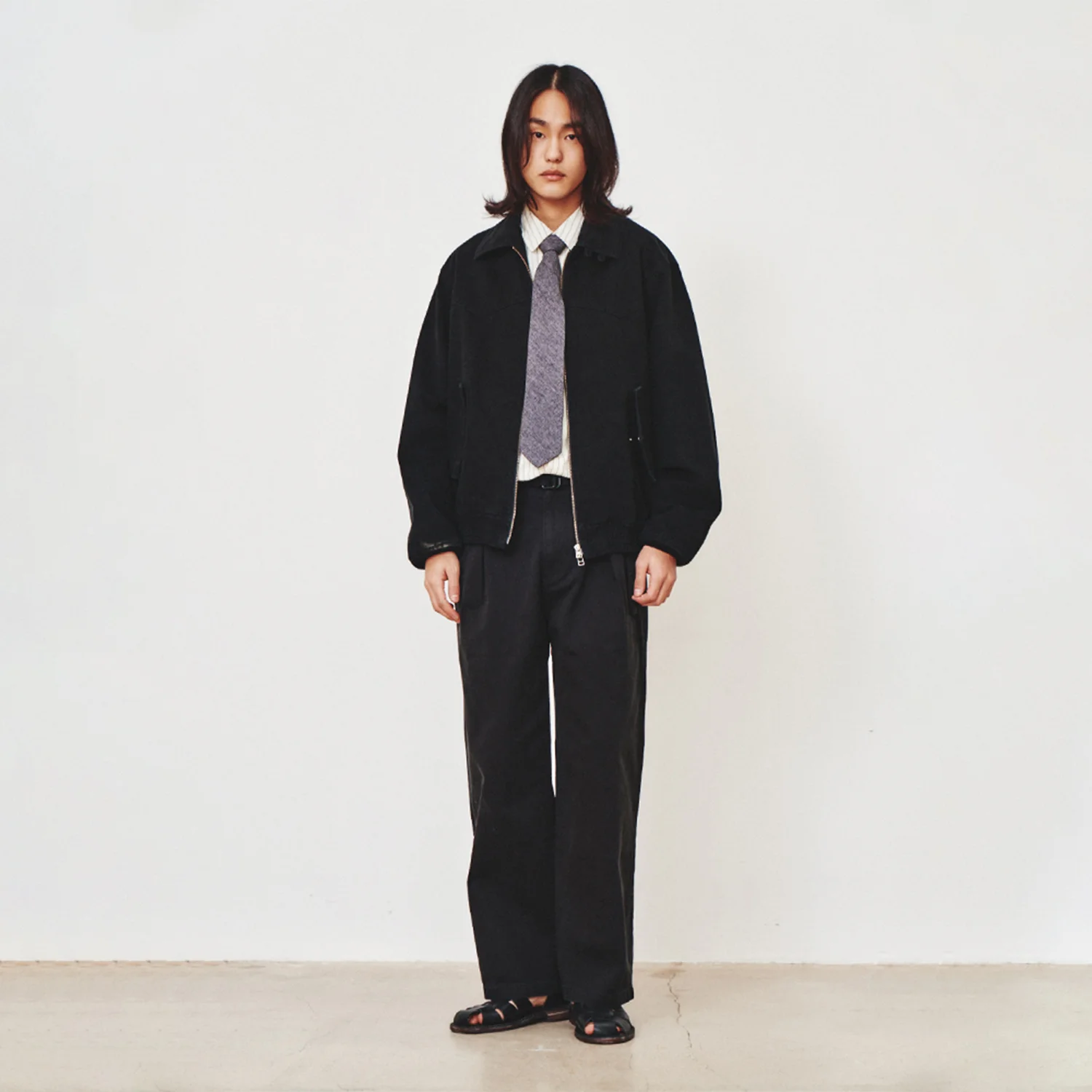 Cotton Western Blouson_Black