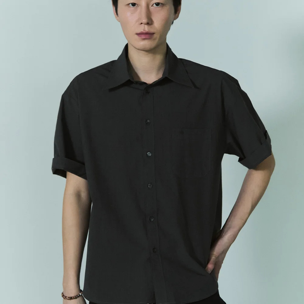 Bluesf formal short sleeve shirt