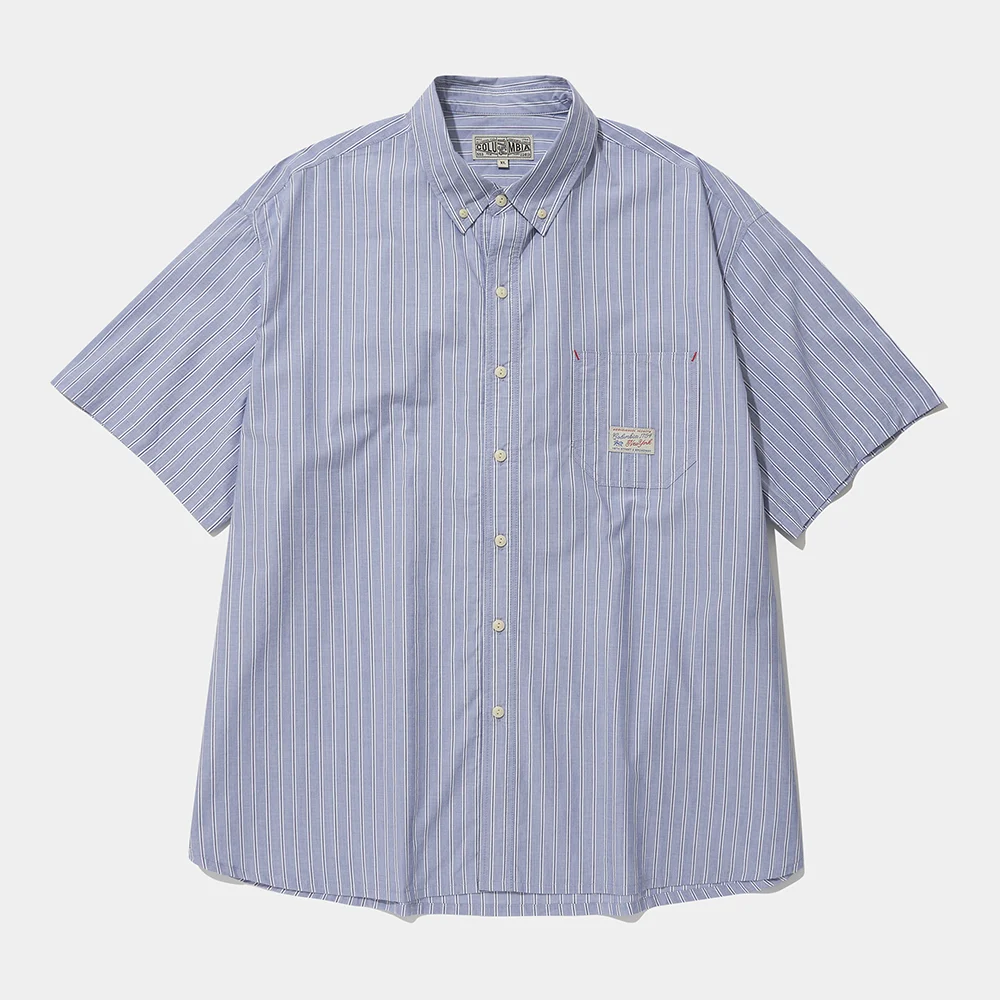 SL-LABEL ONE POCKET STRIPE S/S SHIRTS_STRIPE