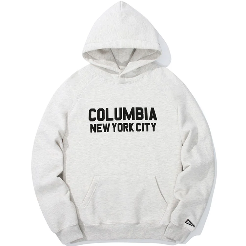 NY BLACKSERIES OVER-FIT FLEECE HOODIE 燕麥色
