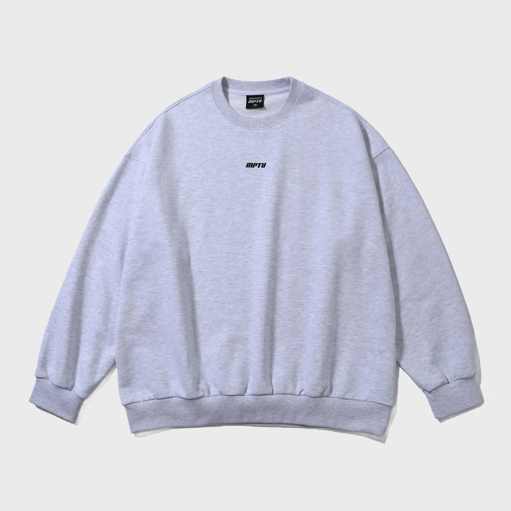 SWEAT SHIRT / LIGHT HEATHER GRAY