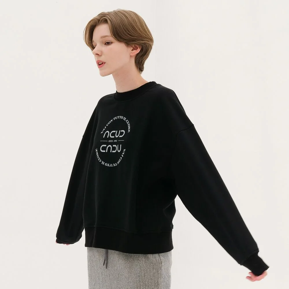 Circle Logo Sweatshirt _Black