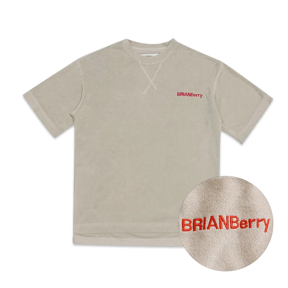 BRAINY SUMMER HALF TEE_MONSOON GREY