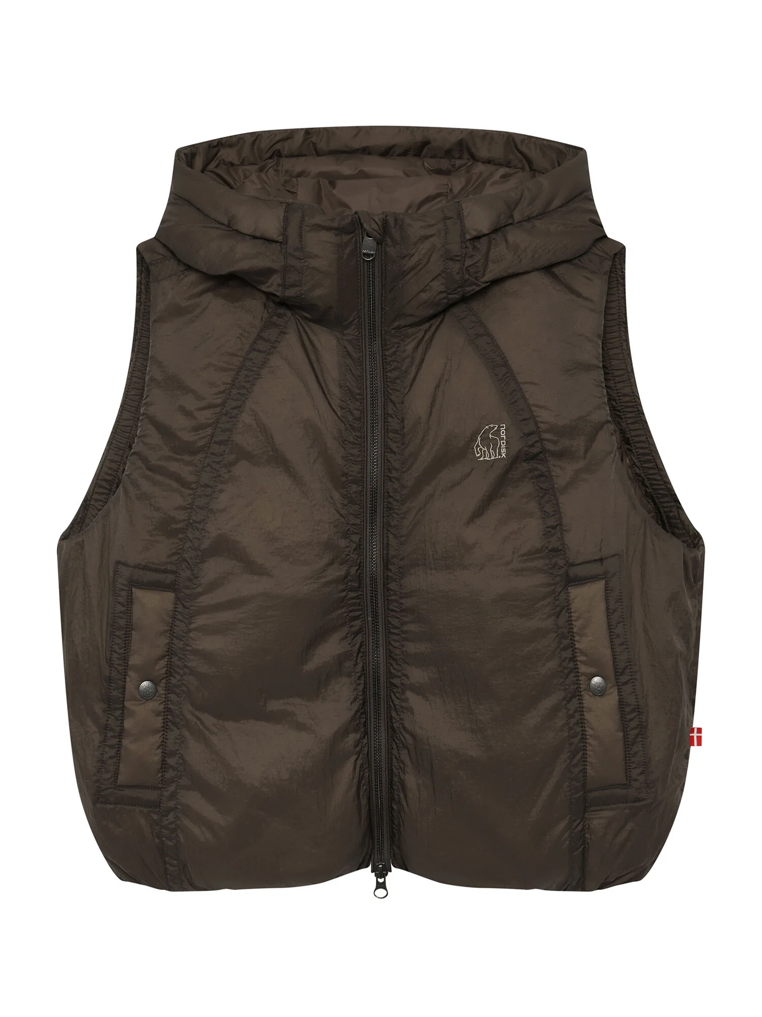 FRIGG 水晶羽絨 - W_Dark Brown OWW26512E8