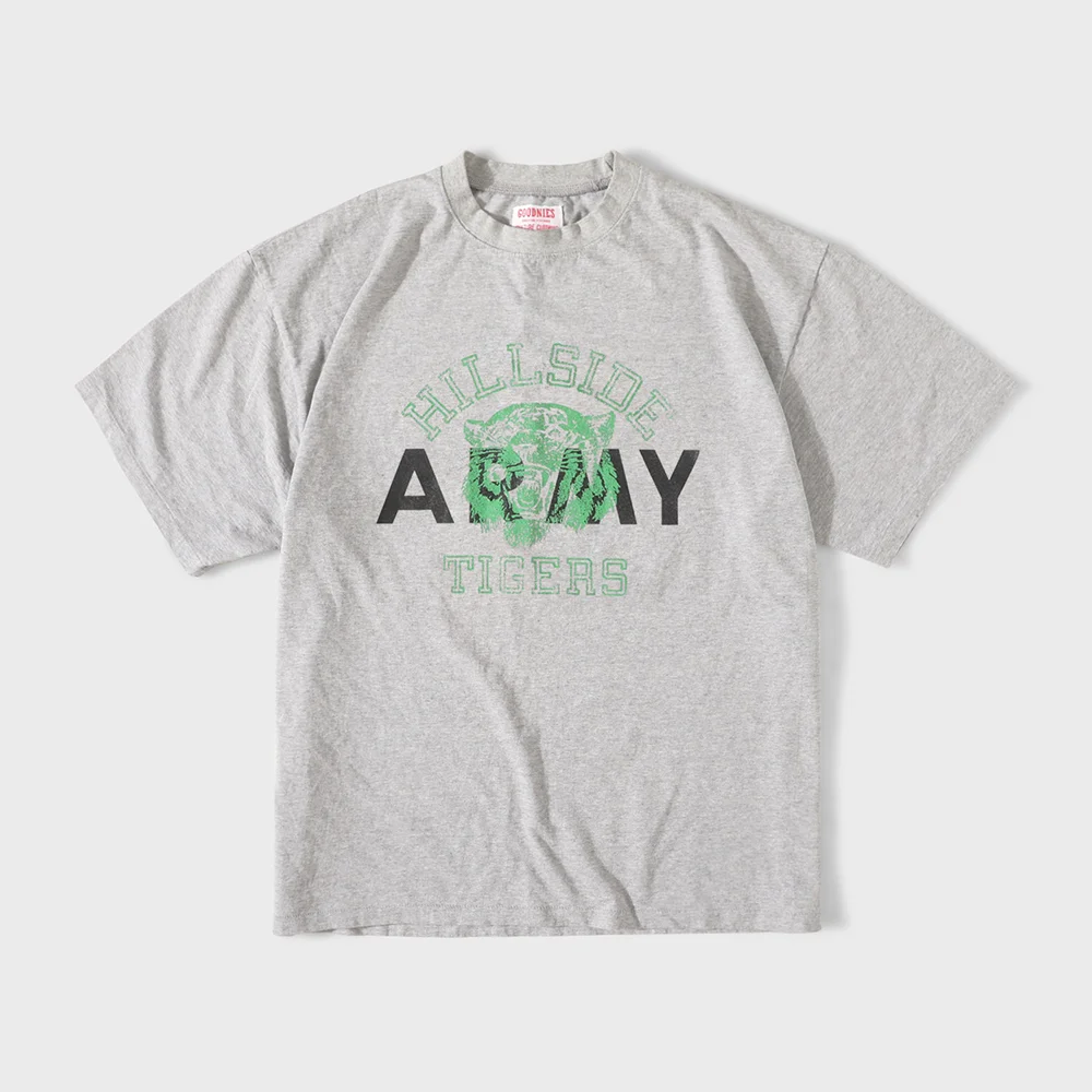 VINTAGE ARMY TIGERS T-SHIRT. Green