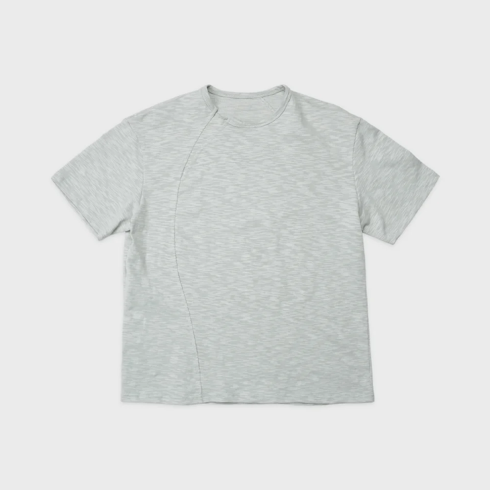 Wavy 竹節紗 T恤 MINT