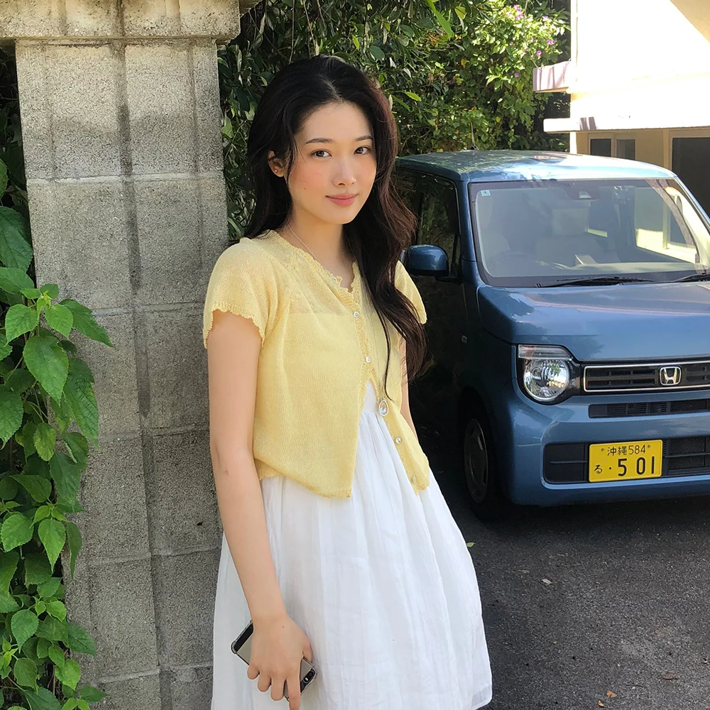 MARE SCASSI CARDIGAN (BUTTER YELLOW)