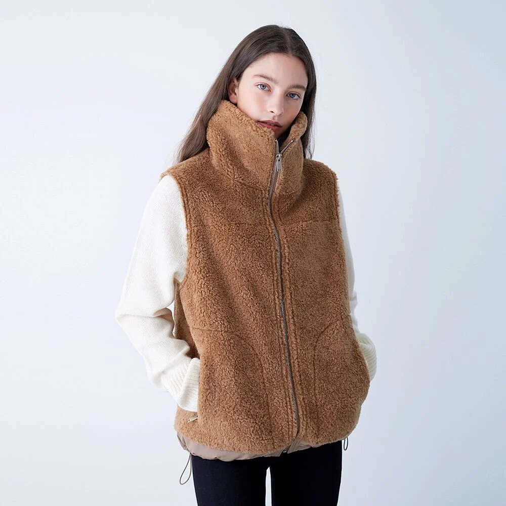 BLOUSON STRING MUSTANG VEST CAMEL