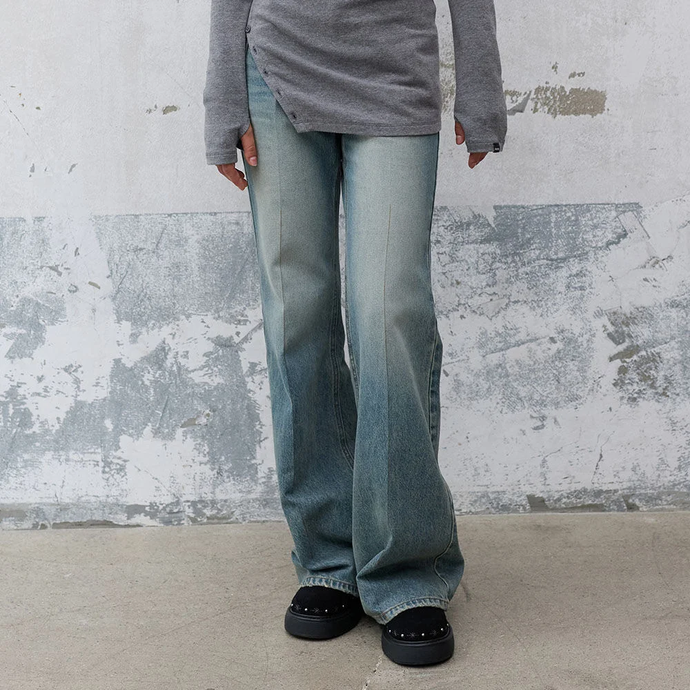 Tin Washing Semi Bootcut Denim VJ6AL935_2color