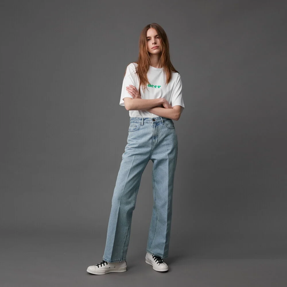 Pants Denim Natural Light Blue