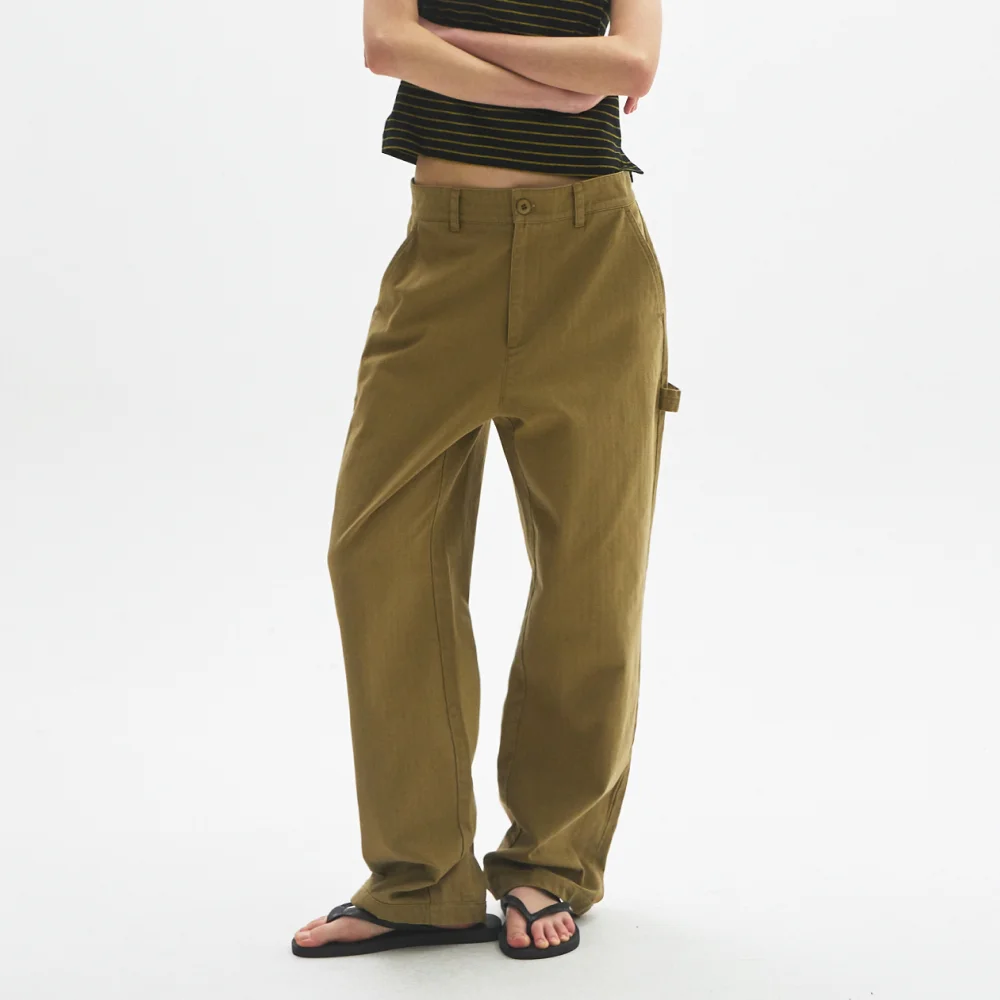 M.C UNISEX, Classic Carpenter Chino Pants / CAMEL