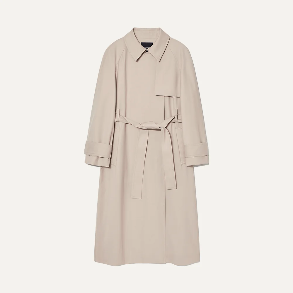Simple Trench Coat Hazelnut