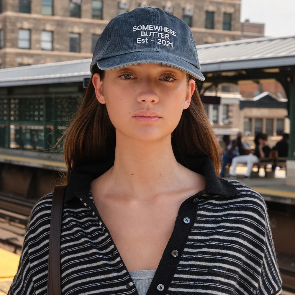 Pigment Est Logo Ball Cap - Navy