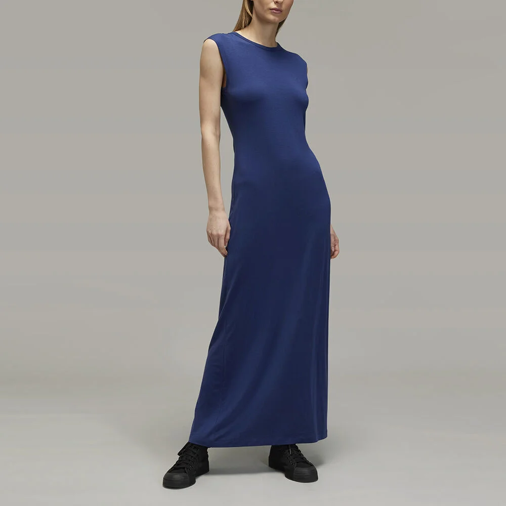 (W) 背心 連身裙 深 藍色 W TANK DRESS DARK BLUE