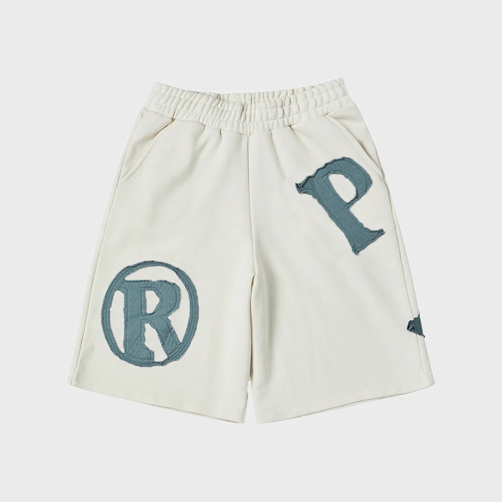 PRDA BIG PATCH SHORTS LIGHT CREAM